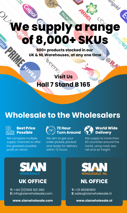 Anzeige von SIAN Wholesale Ltd in der Kategorie Drogerie und Kosmetik