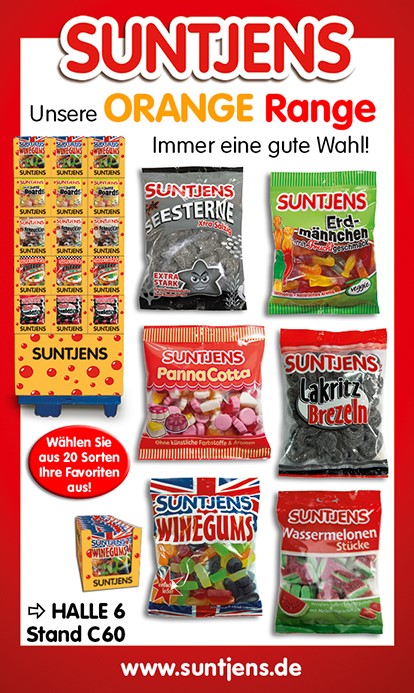 Anzeige von Suntjens Süsswaren Import + Export GmbH in der Kategorie Lebensmittel und Getränke