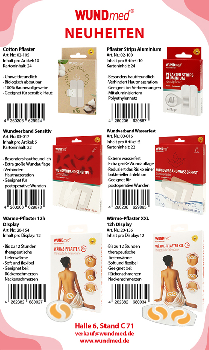 Anzeige von WUNDmed GmbH & Co. KG in der Kategorie Drogerie und Kosmetik