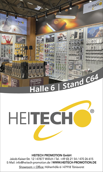 Anzeige von HEITECH Promotion GmbH in der Kategorie Heimwerkerbedarf und Eisenwaren