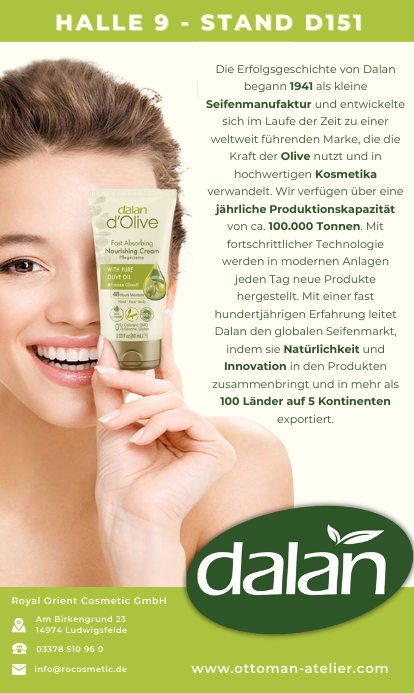 Anzeige von Royal Orient Cosmetic GmbH in der Kategorie Drogerie und Kosmetik
