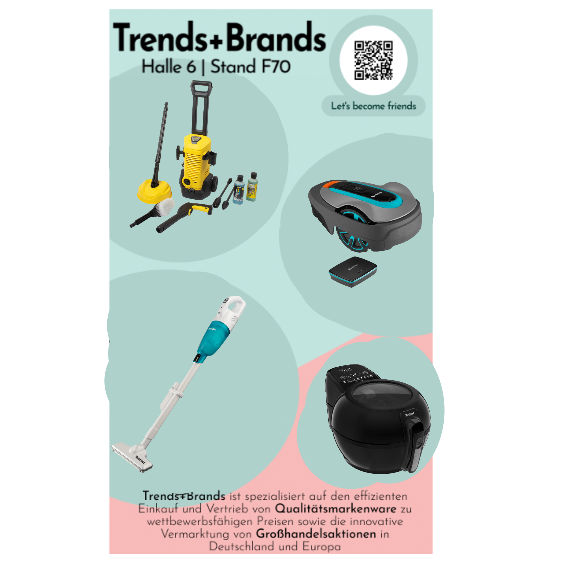 Anzeige von Trends & Brands.ruhr GmbH & Co. KG in der Kategorie Heimwerkerbedarf und Eisenwaren