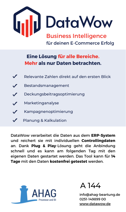Anzeige von AHAG Unternehmensberatung GmbH & Co. KG in der Kategorie Dienstleistungen und E-Commerce
