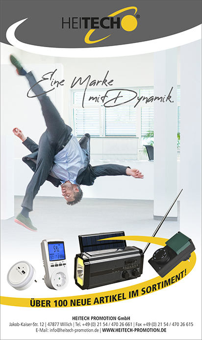 Anzeige von HEITECH Promotion GmbH in der Kategorie Elektronikartikel und Computer