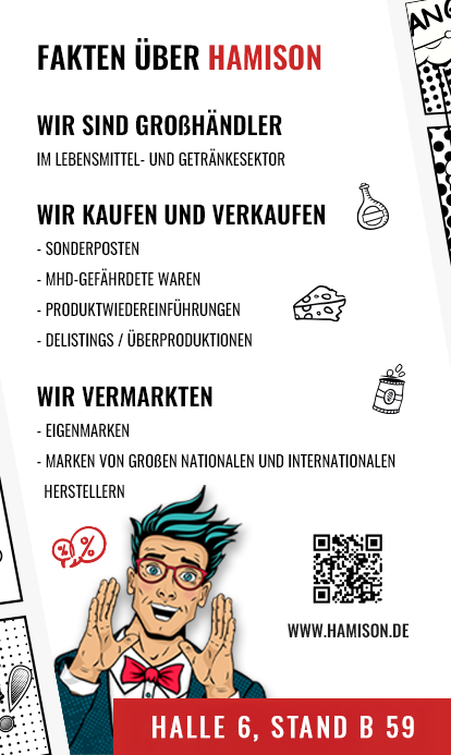 Anzeige von HAMISON GmbH in der Kategorie Lebensmittel und Getränke