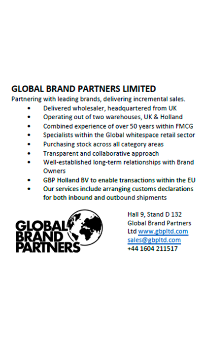 Anzeige von Global Brand Partners in der Kategorie Sonstiges