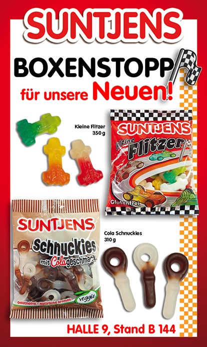 Anzeige von Suntjens Süsswaren Import + Export GmbH in der Kategorie Lebensmittel und Getränke